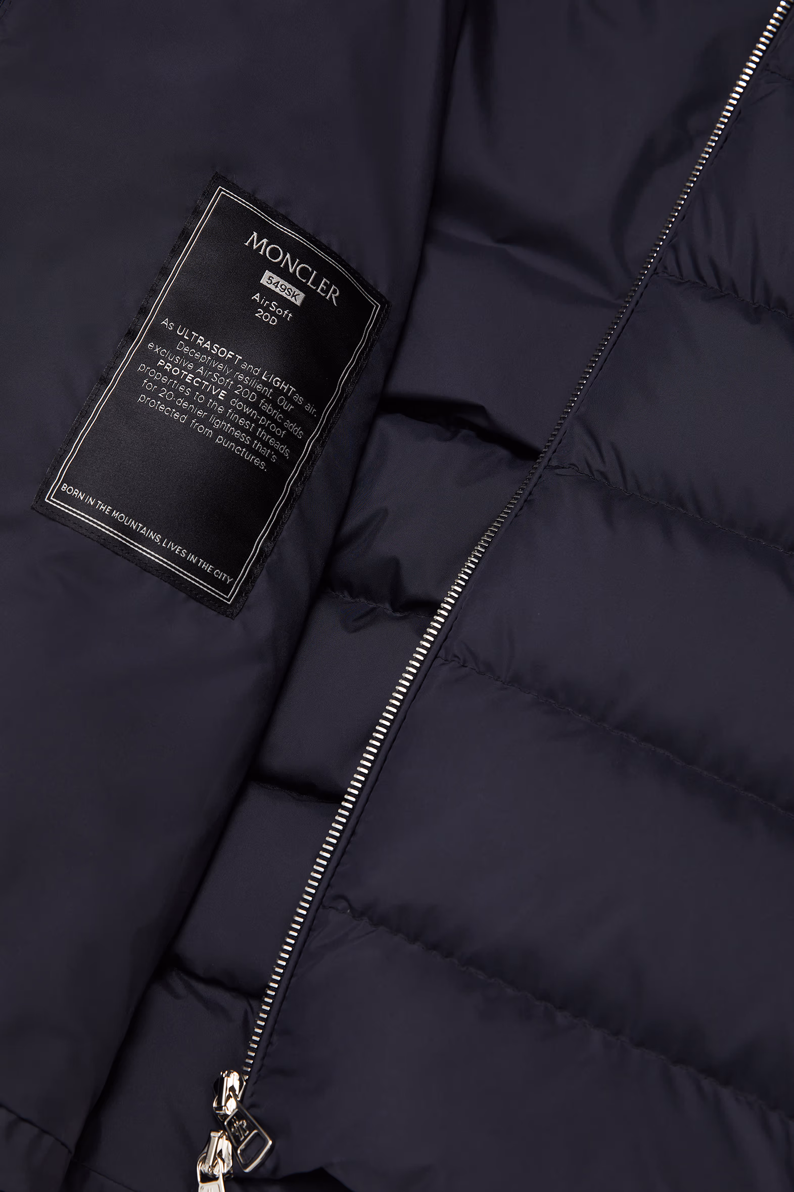 Arneb Hooded Short Down Jacket Men Navy Blue Moncler 8
